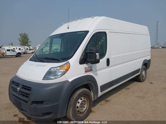 2018 Ram Promaster 3500 High Roof მანქანა იყიდება აუქციონზე, vin: 3C6URVHG5JE134928, აუქციონის ნომერი: 12513491