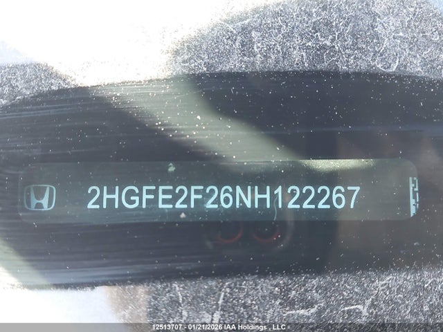 Honda Civic Lx 2022 2HGFE2F26NH122267 Image 20