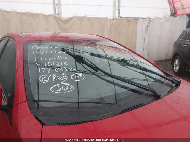 2T1BURHE9EC131216 Toyota Corolla L/le/le Pls/prm/s/s Pls