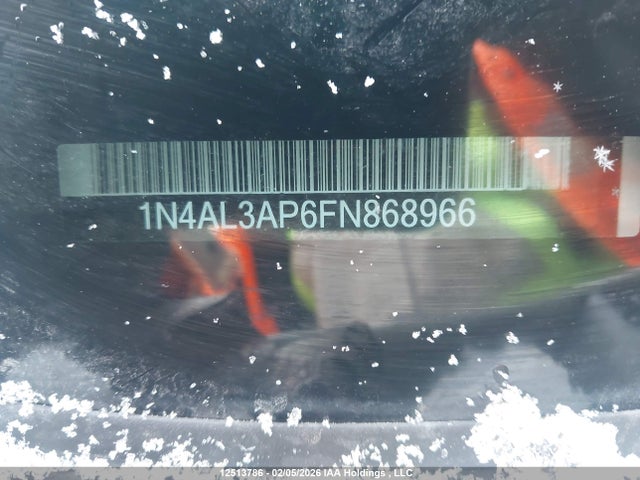 1N4AL3AP6FN868966 Nissan Altima 2.5/2.5 S/2.5 Sl/2.5 Sv