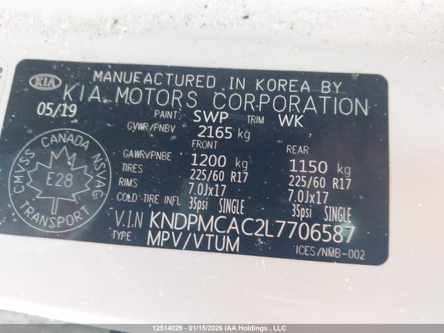 KIA Sportage Lx 2020 KNDPMCAC2L7706587 Image 9