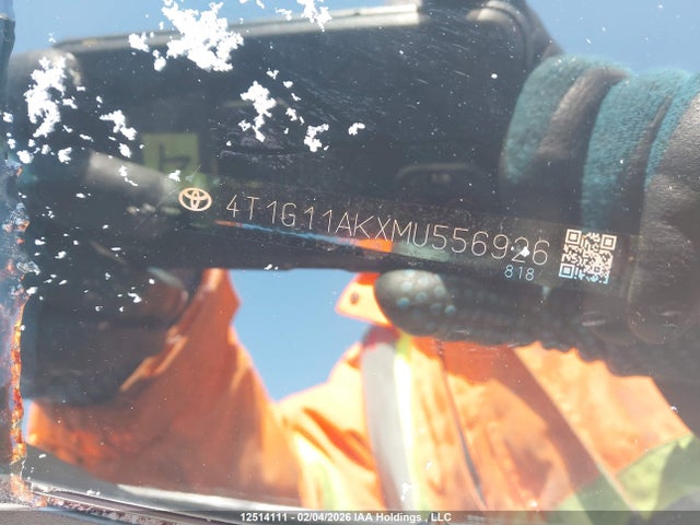 4T1G11AKXMU556926 Toyota Camry