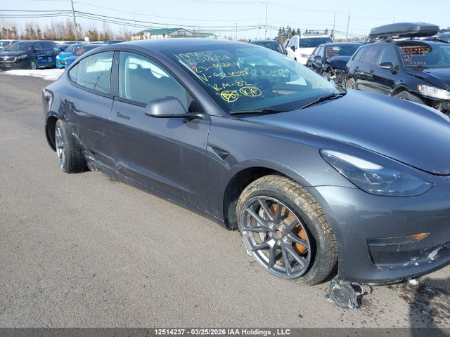 Продажа на аукционе авто 2023 Tesla Model 3 Rwd, vin: LRW3E1FA3PC921087, номер лота: 12514237