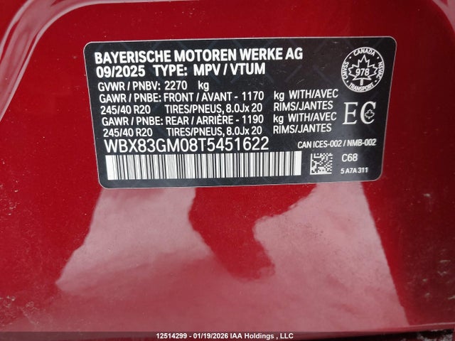 WBX83GM08T5451622 BMW X2 M35i Xdrive