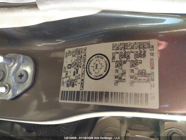 2002 Nissan Xterra Se/sc მანქანა იყიდება აუქციონზე, vin: 5N1MD28Y42C563805, აუქციონის ნომერი: 12514408