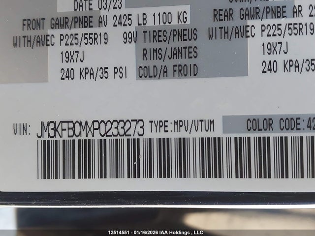 JM3KFBCMXP0233273 Mazda Cx-5 Gs/kuro Edition