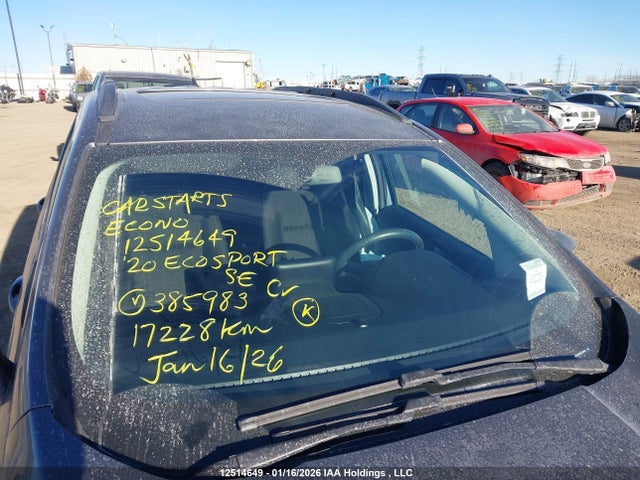 MAJ3S2GE8LC385983 Ford Ecosport Se