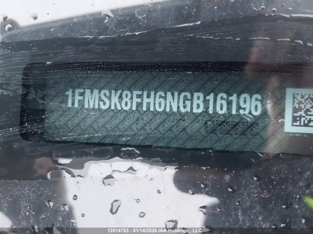 Продажа на аукционе авто 2022 Ford Explorer Limited, vin: 1FMSK8FH6NGB16196, номер лота: 12514783