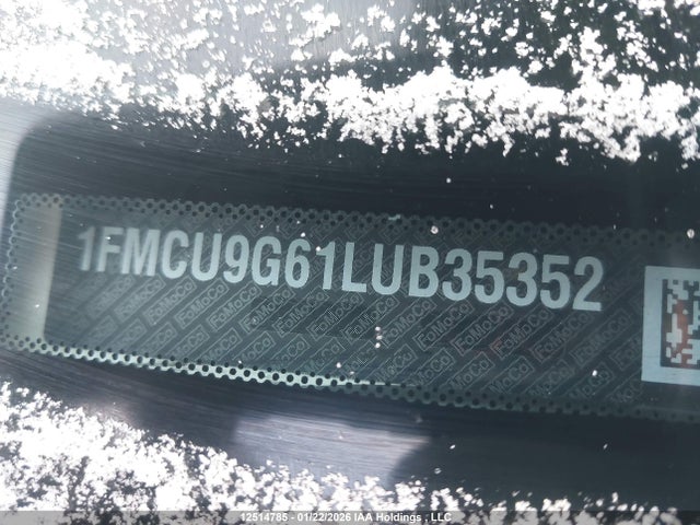 1FMCU9G61LUB35352 Ford ESCAPE SE