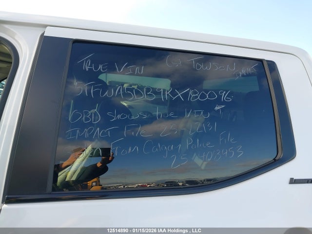 5TFWA5DB9RX180096 Toyota Tundra Limited 4x4