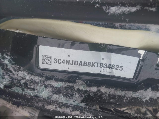 12514896 :رقم المزاد ، 3C4NJDAB8KT834825 vin ، 2019 Jeep Compass Sport مزاد بيع
