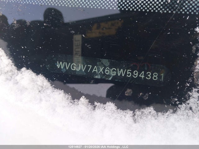 WVGJV7AX6GW594381 Volkswagen Tiguan Comfortline/highline/special Edition