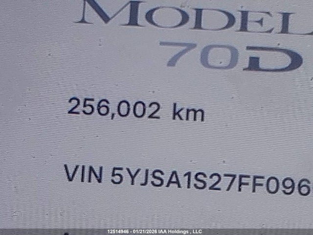 5YJSA1S27FF096648 Tesla Model S 70d