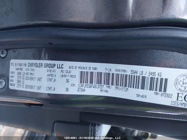 1C4PJMCS6FW513727 Jeep Cherokee North