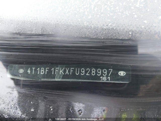 4T1BF1FKXFU928997 Toyota CAMRY LE