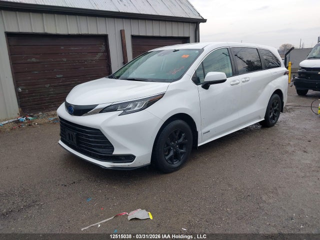 12515038 :رقم المزاد ، 5TDGRKEC0MS012560 vin ، 2021 Toyota Sienna Le/xle/xse/limited/platinum مزاد بيع