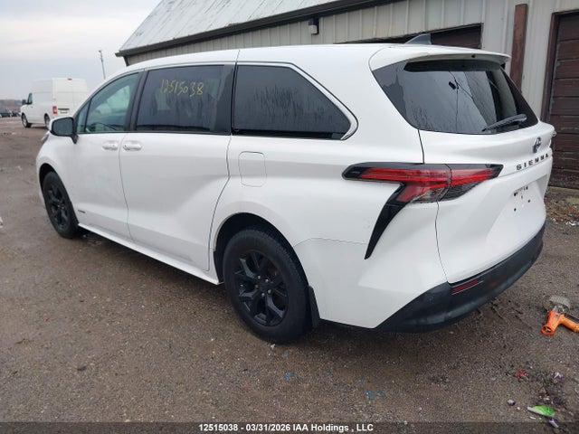 12515038 :رقم المزاد ، 5TDGRKEC0MS012560 vin ، 2021 Toyota Sienna Le/xle/xse/limited/platinum مزاد بيع