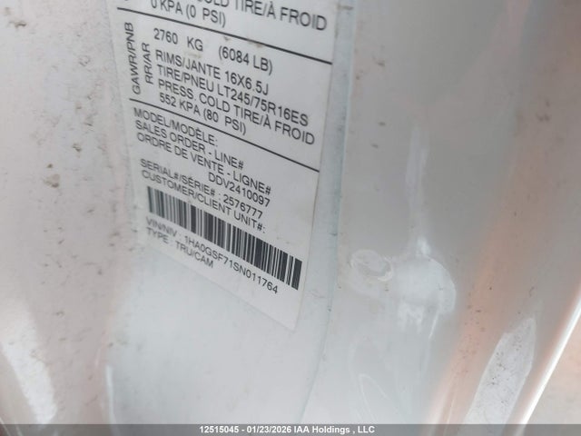 1HA0GSF71SN011764 Chevrolet EXPRESS G3500