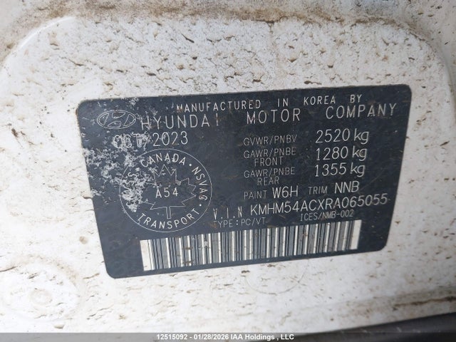 Продаж на аукціоні авто 2024 Hyundai Ioniq 6, vin: KMHM54ACXRA065055, номер лоту: 12515092