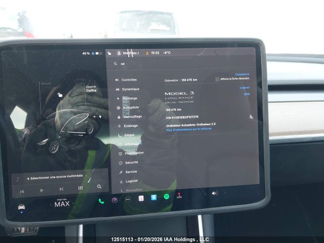 5YJ3E1EB2JF107276 Tesla MODEL 3