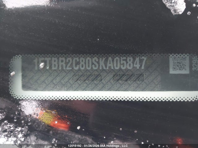 Продажа на аукционе авто 2025 Ford Transit-250 Cargo, vin: 1FTBR2C80SKA05847, номер лота: 12515192