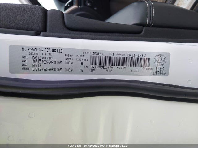 Jeep Grand Cherokee Limited 2015 1C4RJFBG7FC752139 Image 18