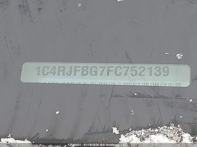 Jeep Grand Cherokee Limited 2015 1C4RJFBG7FC752139 Image 9