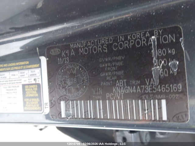 KIA Optima 2014 KNAGN4A73E5465169 Image 18
