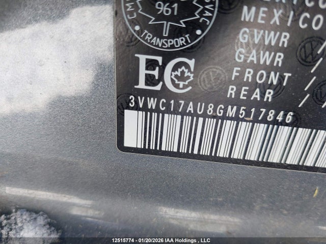 3VWC17AU8GM517846 Volkswagen Golf Sportwagon 1.8 Tsi Comfortline/1.8 Tsi Highline/1.8 Tsi Trendline