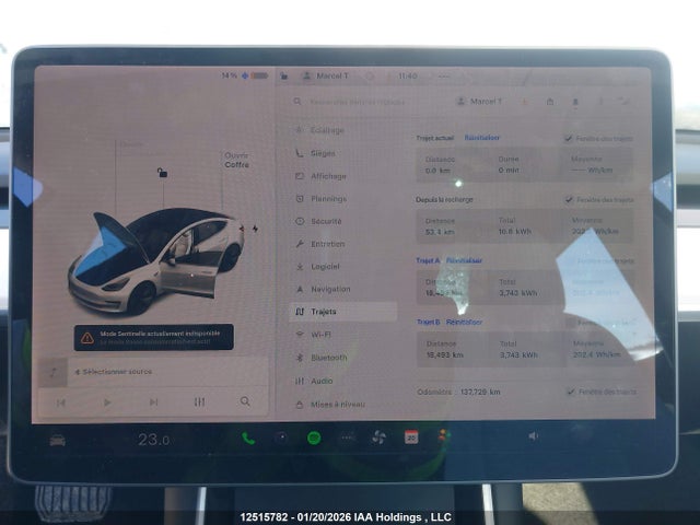 12515782 :رقم المزاد ، 5YJ3E1EA3LF790079 vin ، 2020 Tesla Model 3 Standard Range Plus مزاد بيع