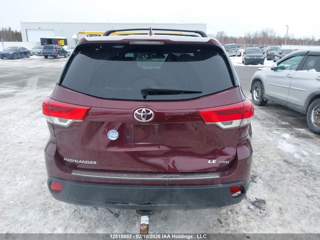 Toyota Highlander Le/le Plus 2018 5TDBZRFH6JS890888 Image 16