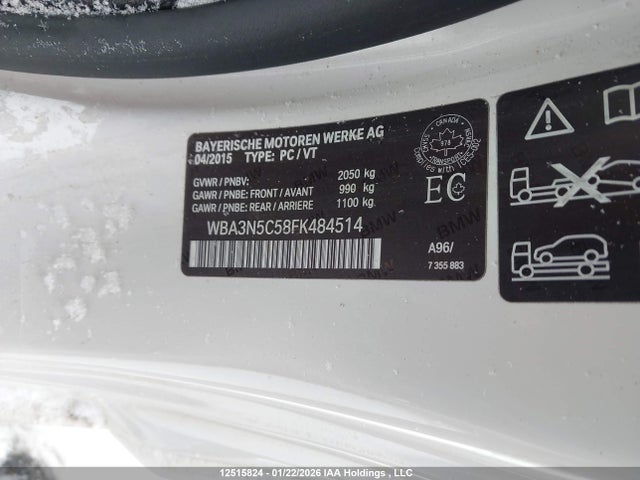 WBA3N5C58FK484514 BMW 428 XI