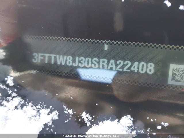3FTTW8J30SRA22408 Ford Maverick Xlt