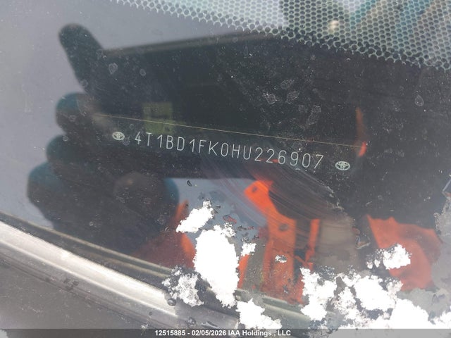 4T1BD1FK0HU226907 Toyota Camry Hybrid Xle