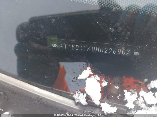 4T1BD1FK0HU226907 Toyota Camry Hybrid Xle