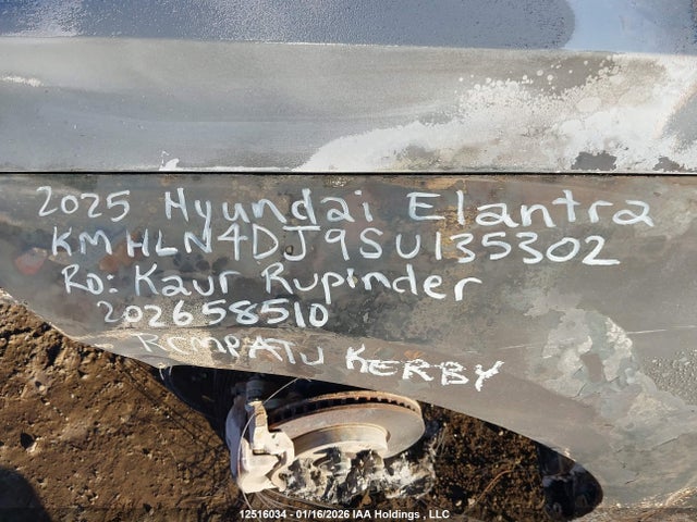 KMHLN4DJ9SU135302 Hyundai Elantra Hybrid Luxury