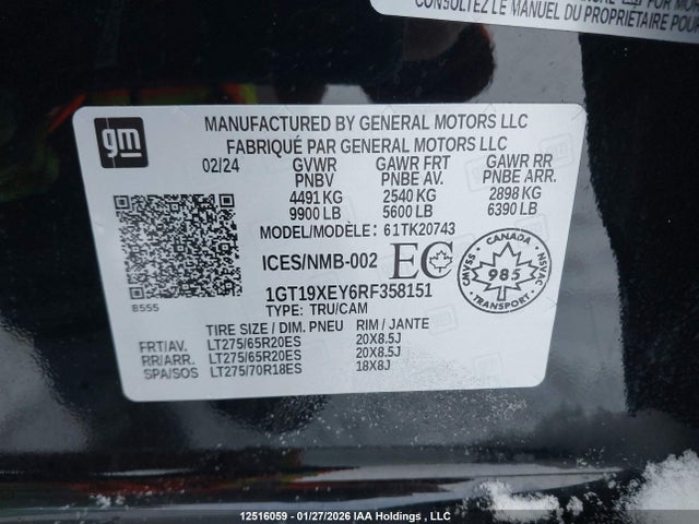 GMC SIERRA 2500HD 2024 1GT19XEY6RF358151 Image 17