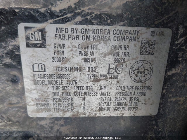 Buick Encore 2014 KL4CJESB0EB550505 Image 18