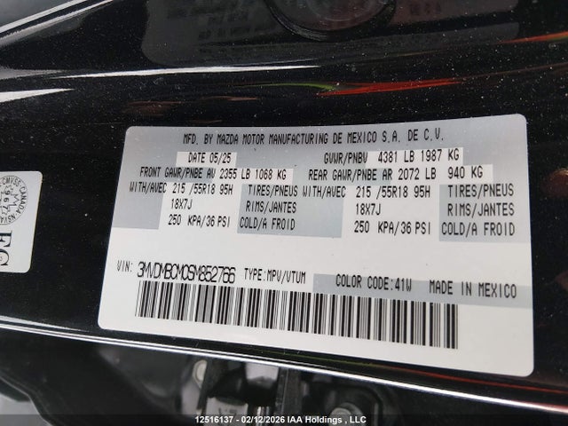 3MVDMBCM0SM852766 Mazda Cx-30 Preferred