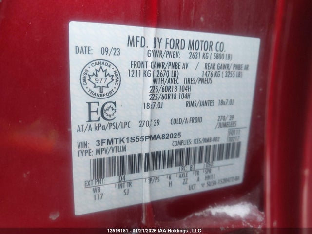 3FMTK1S55PMA82025 Ford Mustang Mach-e Select