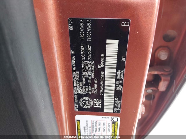 Lexus RX 350 2023 2T2BAMCA7PC029699 Image 9