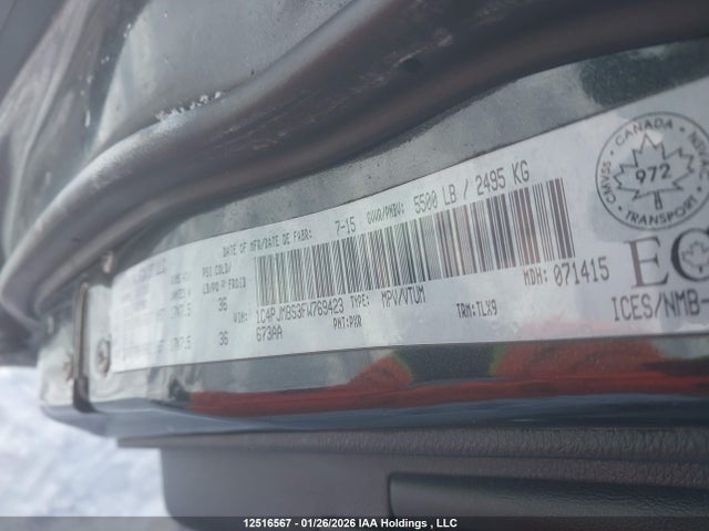 Jeep Cherokee Trailhawk 2015 1C4PJMBS3FW769423 Image 9