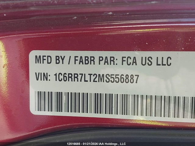 RAM 1500 Classic Slt 2021 1C6RR7LT2MS556887 Image 9