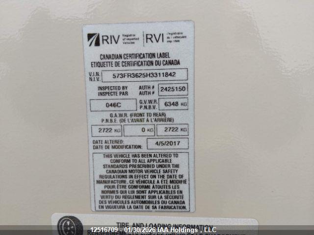 573FR3625H3311842 Grand Design Rv Reflection