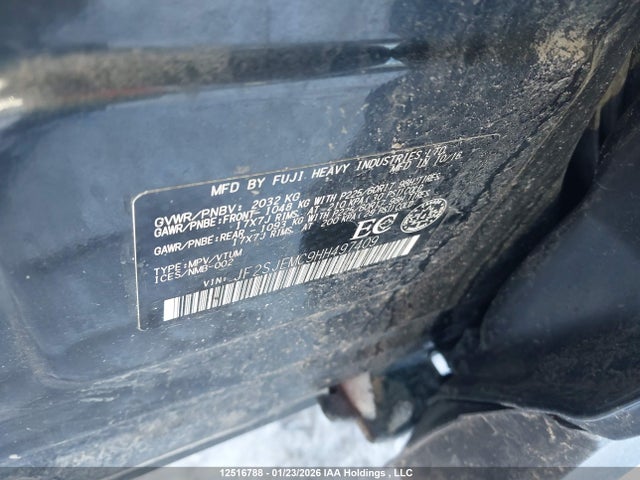 Subaru Forester 2.5i Touring 2017 JF2SJEMC9HH497409 Image 9