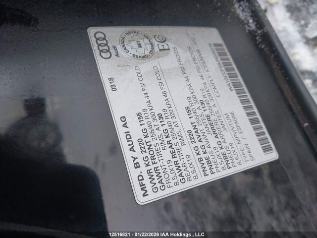 WA1GCCFS9JR029276 Audi Q3 2.0t Technik