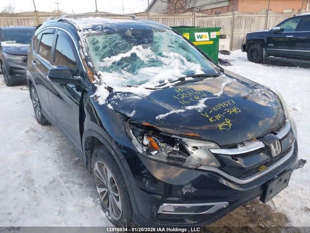 12516934 :رقم المزاد ، 5J6RM4H93GL809677 vin ، 2016 Honda Cr-v Touring مزاد بيع