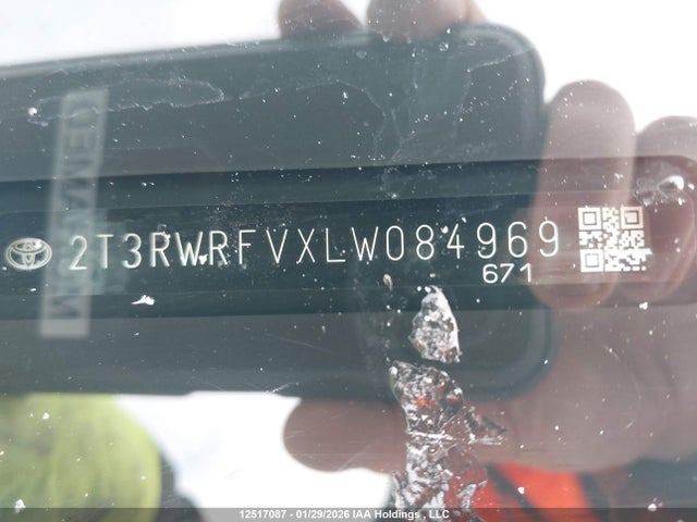 2T3RWRFVXLW084969 Toyota Rav4 Hybrid Xle