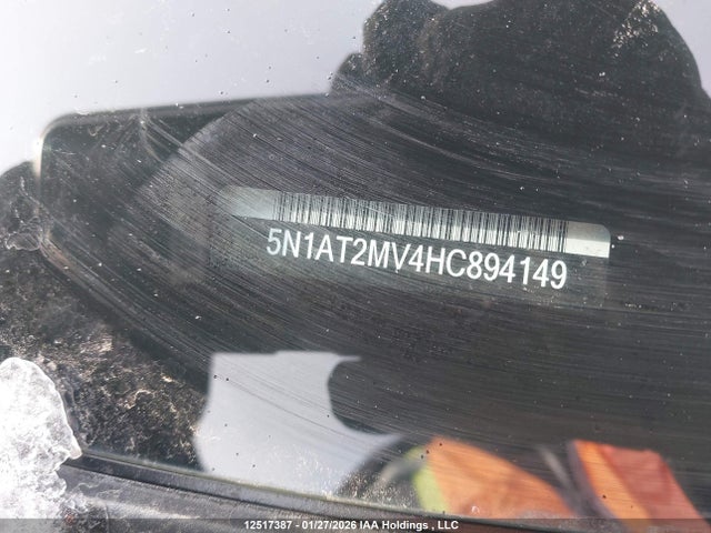 5N1AT2MV4HC894149 Nissan Rogue S/sl Platinum/sv