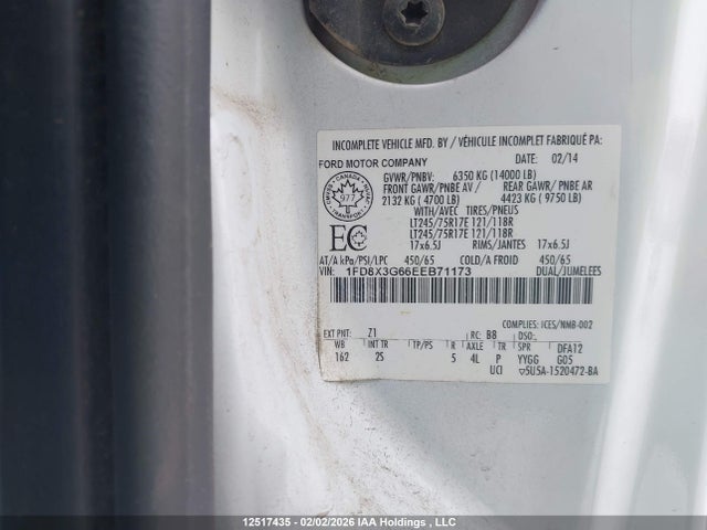 Aukcja sprzedaży 2014 Ford F350, vin: 1FD8X3G66EEB71173, numer aukcji: 12517435